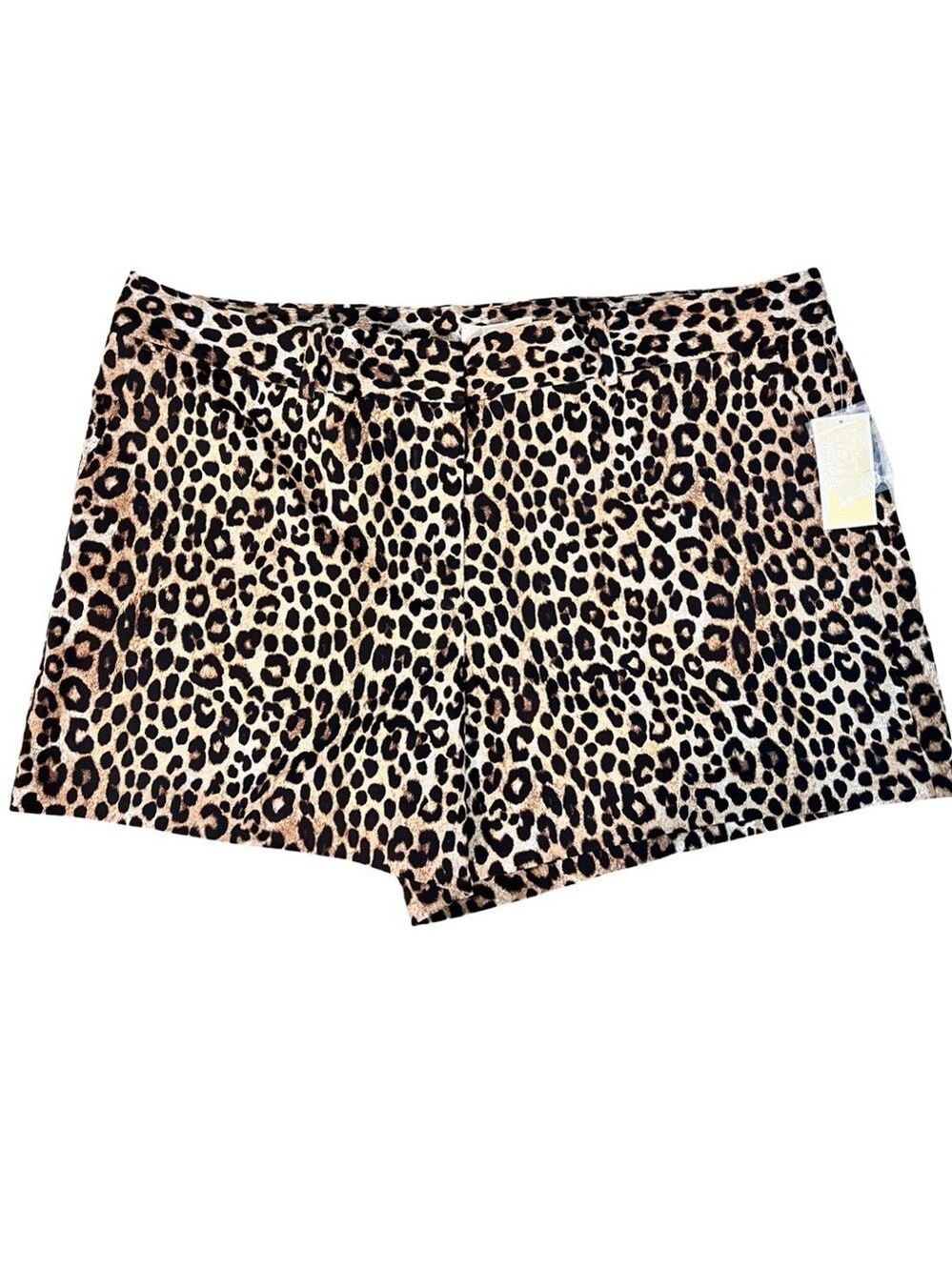 NWT $78 Michael Kors PLUS Women’s Shorts Dark Camel